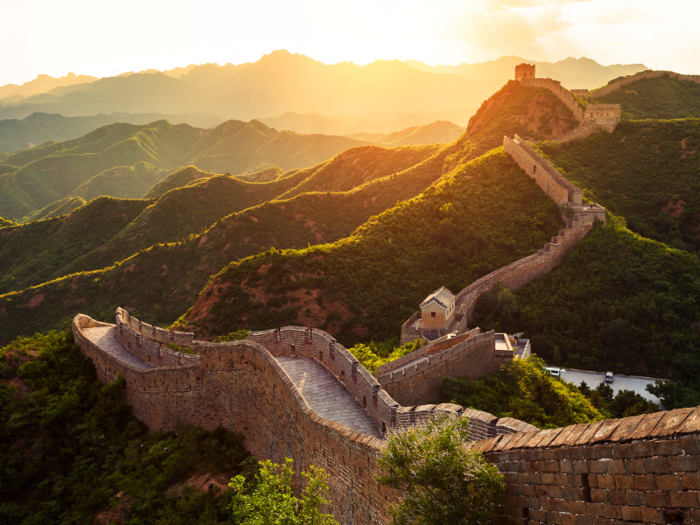 Visitors can also explore portions of the Great Wall that date as far back as 450 years.