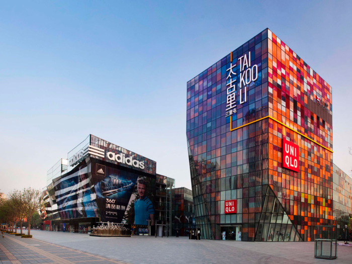 Taikoo Li Sanlitun is another popular shopping spot where some of Beijing