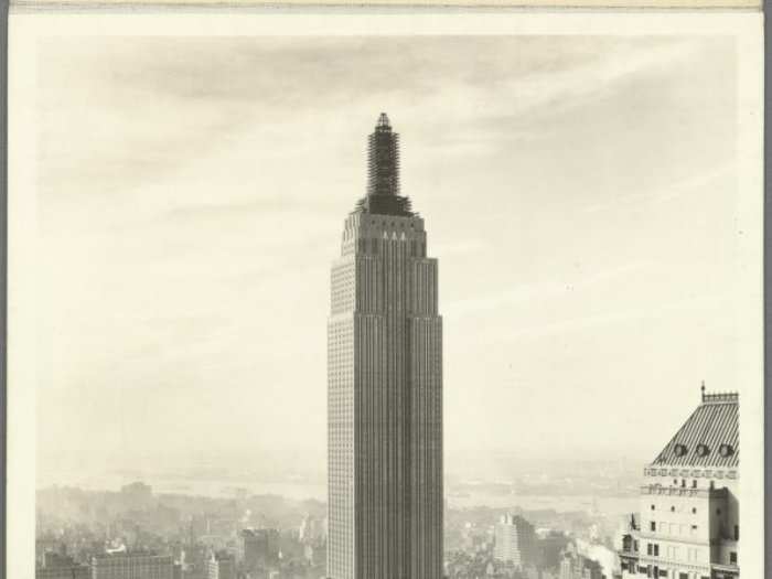 The Empire State Building was built in 1931. At the time of its completion, it was 102 stories and 1,250 feet high and was the world