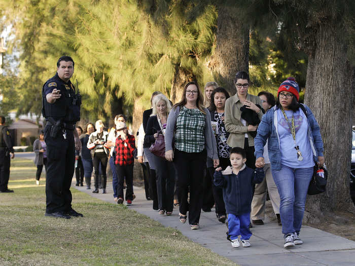 December 2, 2015: Two terrorists burst into a government building in San Bernardino, California, killing 14 and injuring 22 in what has become one of the most high-profile terrorism cases in the past decade.