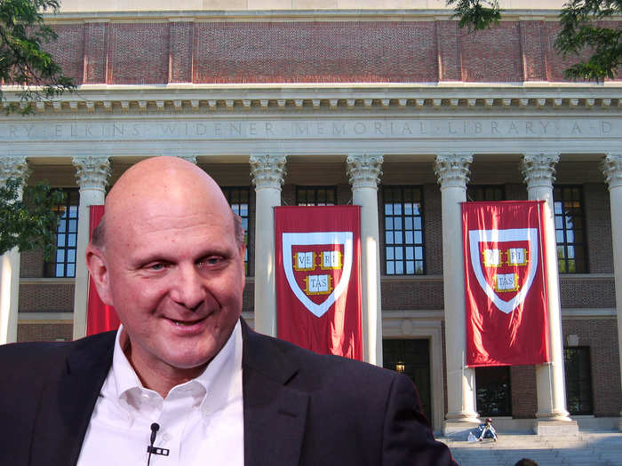 Still, Gates made lots of connections at Harvard. Like fellow student Steve Ballmer. They lived in the same dorm, but only met in an economics class.