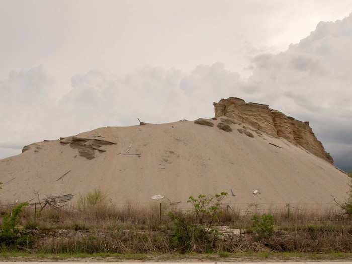 When the mines stopped operating in 1967, they left behind this byproduct known as chat piled high like mountains across the region.