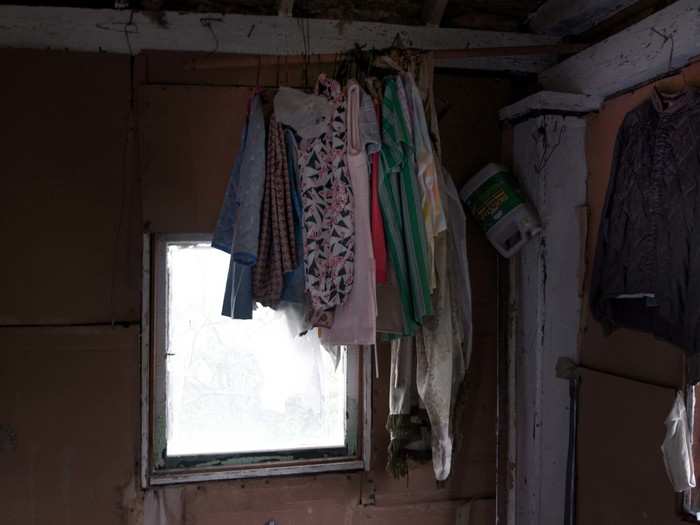 Many families left behind clothing, furniture, and their entire homes — unsellable with the environmental dangers.