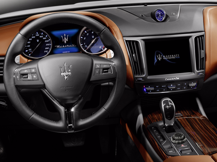 The Levante comes equipped with Maserati