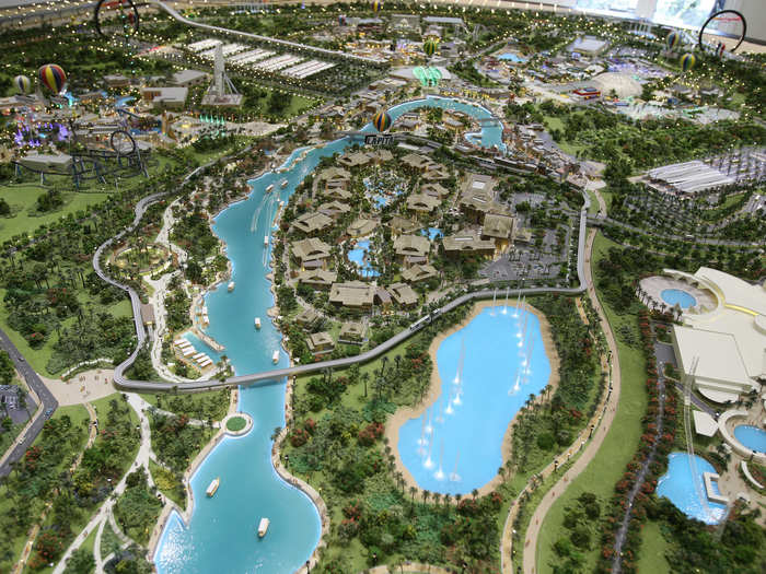 A massive water park and LEGOLAND are in the works.