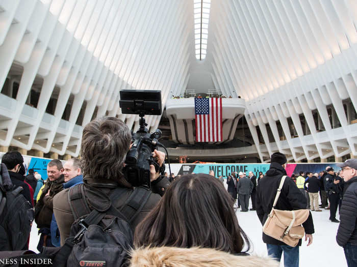 The hub opened to the public on March 3. There was an opening ceremony that attracted television networks, tourists, and locals.