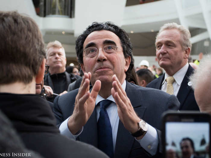 Santiago Calatrava was there, as well.