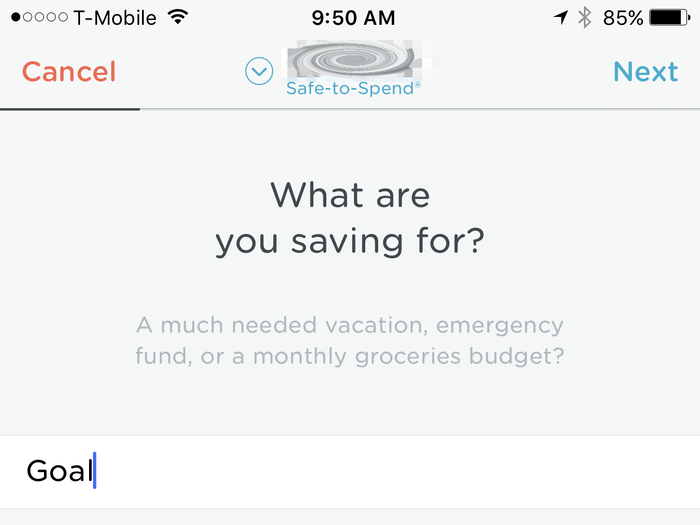 Another great feature of Simple is how it helps you save.