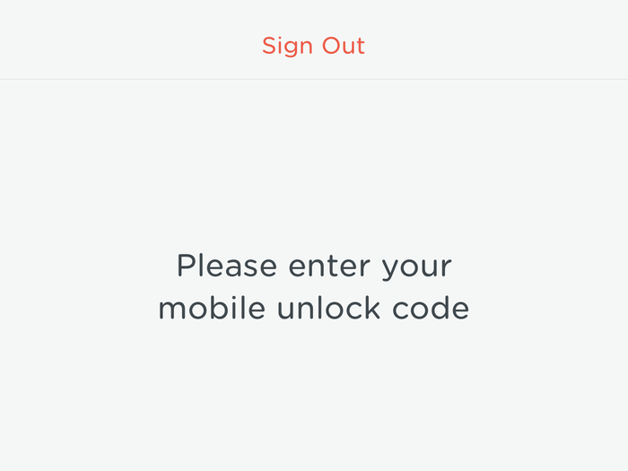 And of course, the whole app is protected by an unlock code.