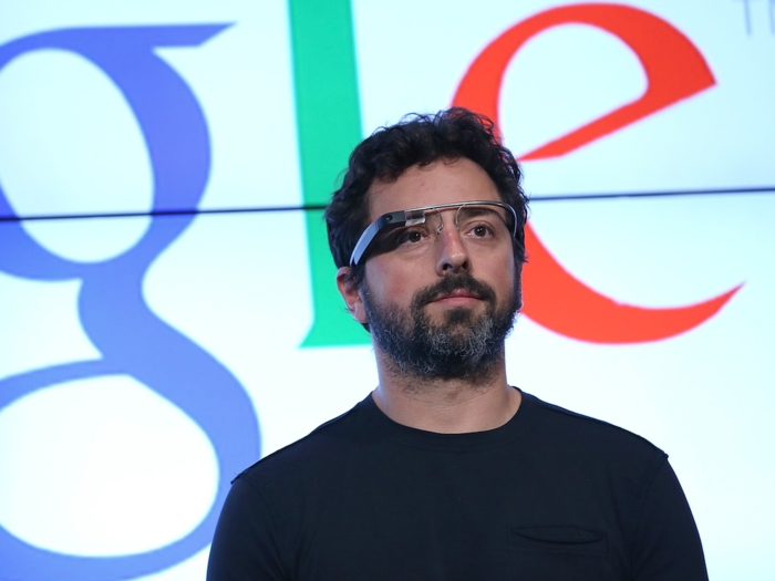 Google cofounder Sergey Brin enjoys high-flying trapeze.