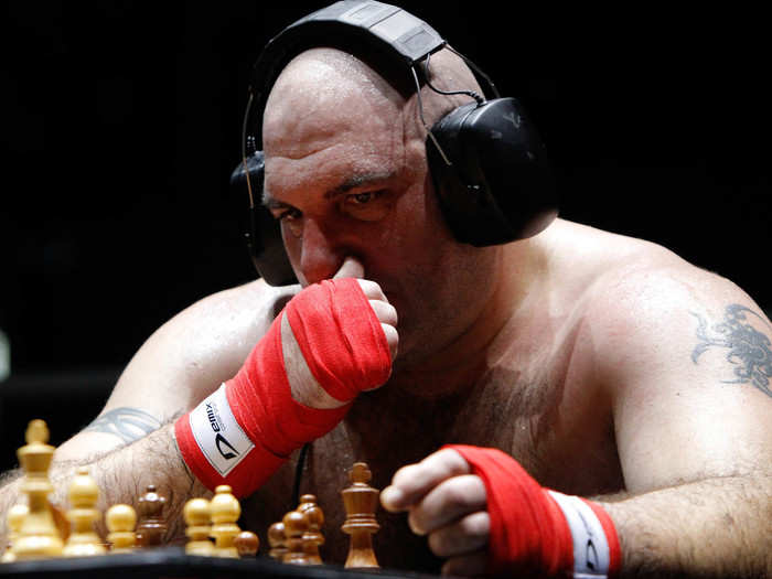 As its name might suggest, chessboxing is a combination of two traditional sports: chess and boxing. The game alternates between serious games of chess and intense rounds of boxing.