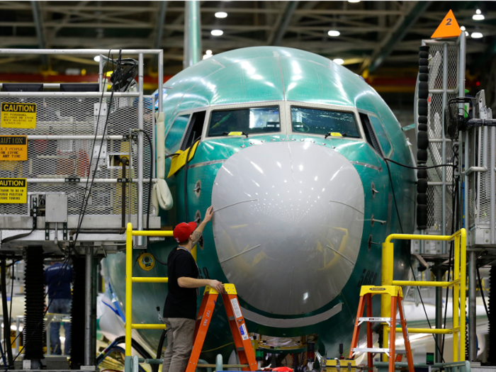 The second and third 737 Max aircraft are currently working their way down Boeing