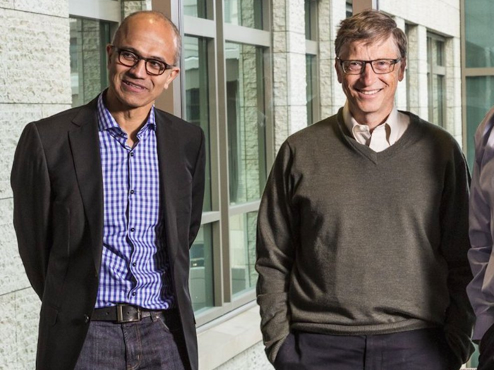 And Microsoft CEO Satya Nadella is lucky enough to have Bill Gates as his mentor, teaching him the ins and outs of the role.