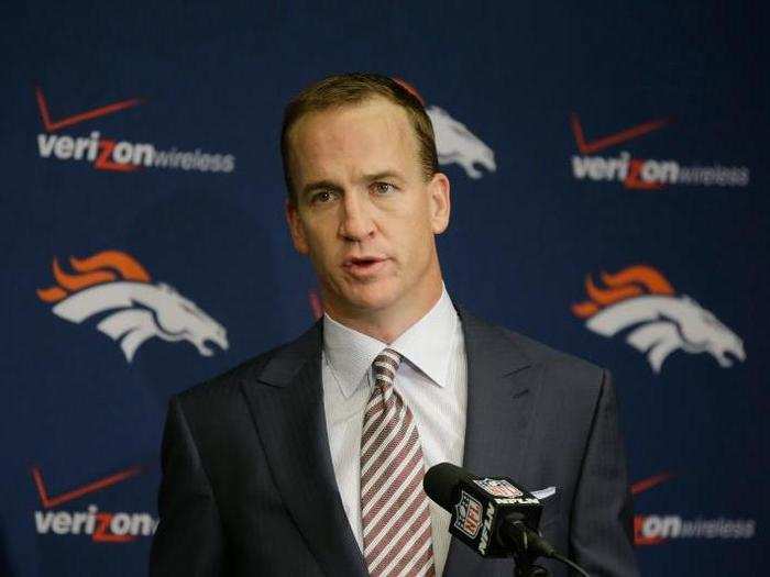 After throwing four touchdowns in a cold-weather game, Peyton addressed the critics of his cold-weather play by saying "Whoever wrote that narrative can shove that one where the sun don’t shine."