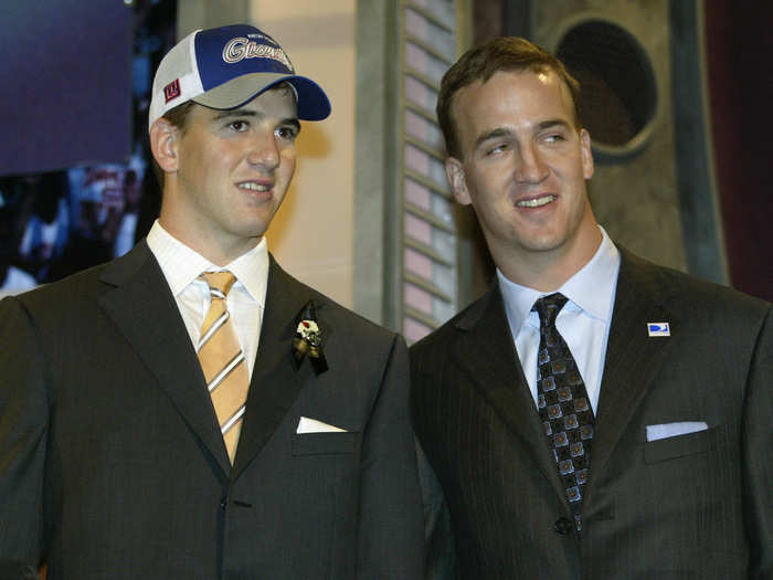 Even competition between the Manning brothers was designed to make the other brother better.