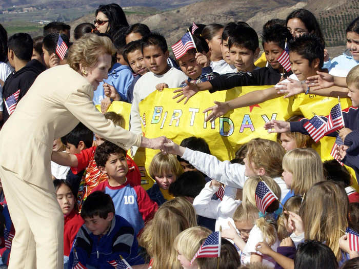 Nancy passed away on Sunday, March 6. Prior to the funeral — which has yet to be announced — there will be an opportunity for members of the public to pay their respects at the Reagan Library in Simi Valley, California.