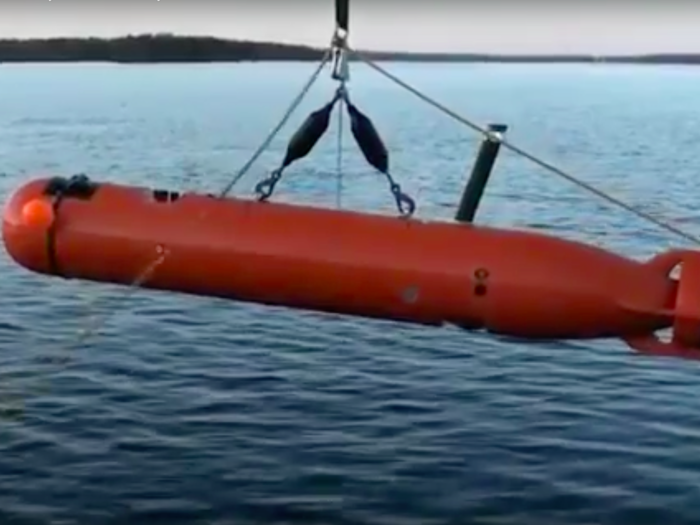 Made by Saab, the AUV62 Sapphires can perform a wide variety of tasks. It can hunt mines and even pretend to be a full-sized submarine, so real submarines can train by hunting it.