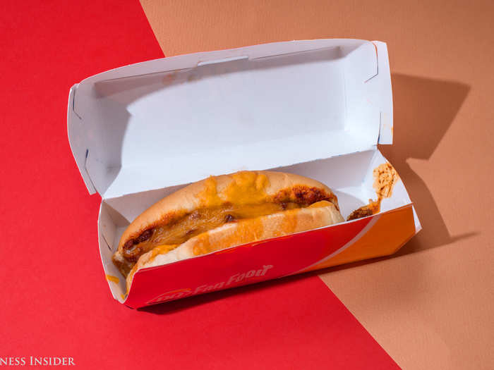 Now, the chili cheese hot dog from Dairy Queen.