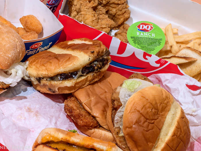 Dairy Queen is known for its ice cream and Blizzards for a reason. The chain does a great job with dessert, but for the most part, a terrible job with its food. It advertises its Chill Grill menu as being "Fan Food" rather than fast food. But we weren