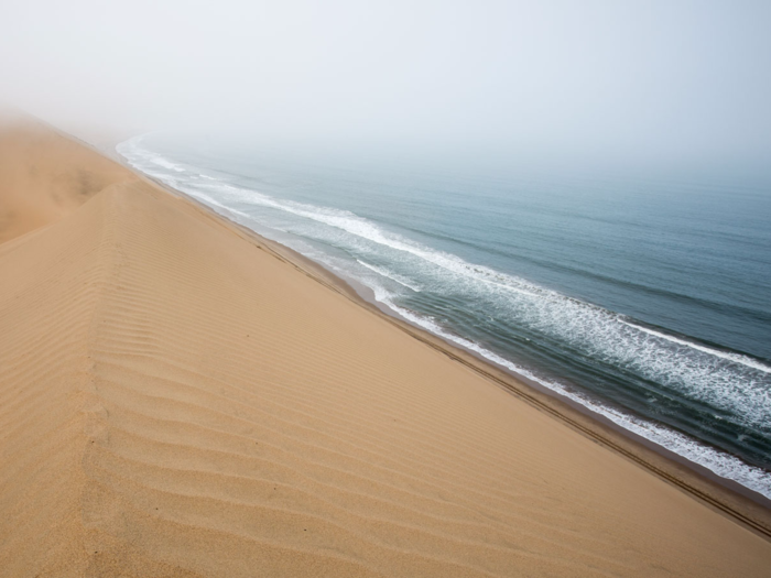 The Namib Sand Sea, located in Namibia