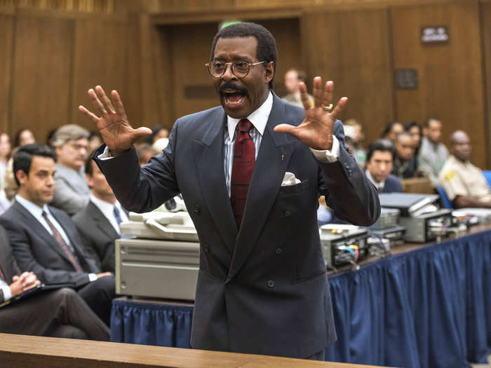 TRUE (sort of): Johnnie Cochran making cracks about Marcia’s childcare issues