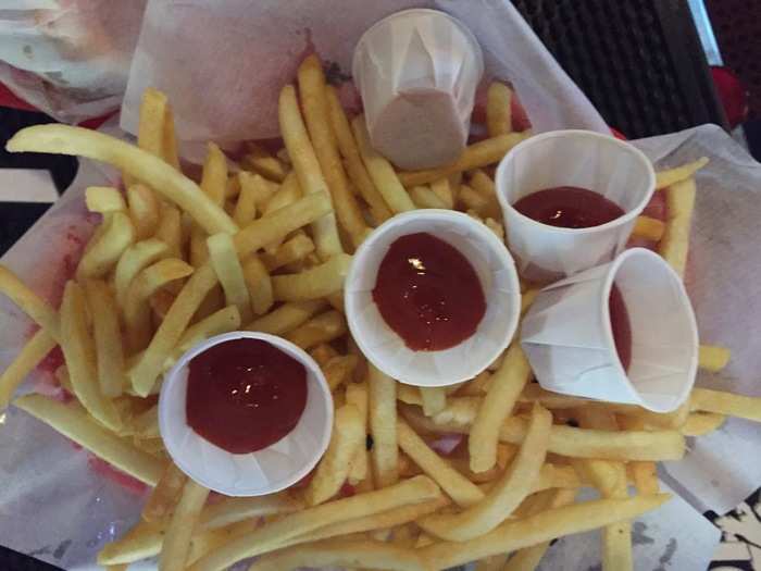 Do you put ketchup on fries or keep it on the side for dipping?