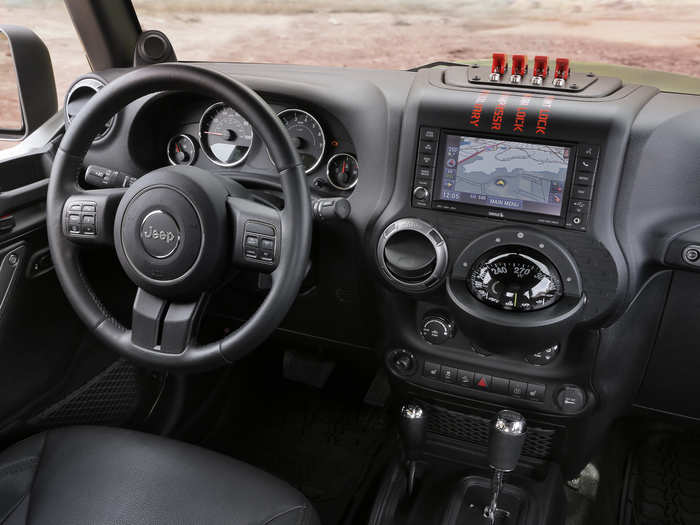 ...the interior even includes a compass...just below the GPS.