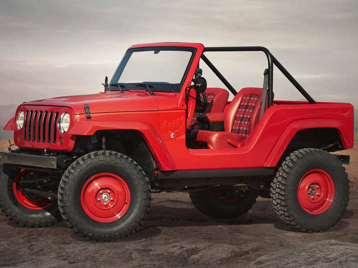 The Jeep Shortcut is a salute to the beloved CJ-5, which is what Jeeps used to be like before Chrysler got ahold of them.