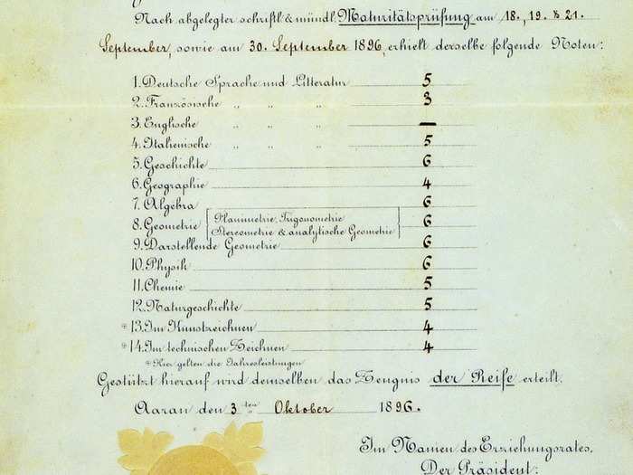 At age 21, Einstein earned his physics teaching diploma.