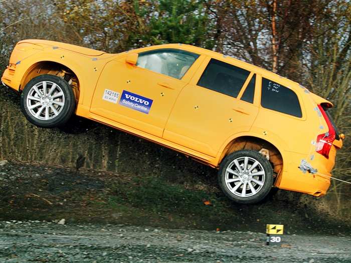 Volvo took safety precautions to a new level with the XC90.