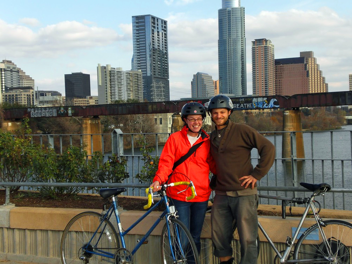 This couple lived in an RV in Google