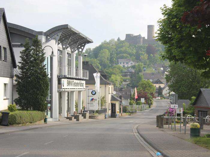 The town of Nürburg, which the track surrounds, is pretty much like most other small German towns.