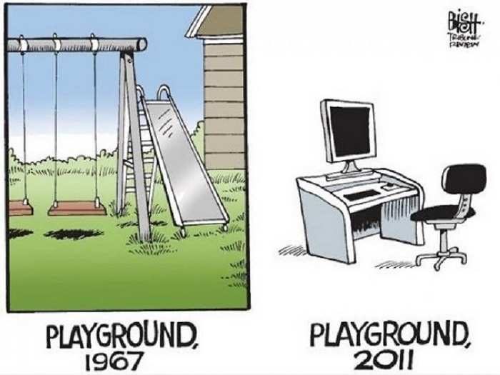 Computers - the new playground for kids