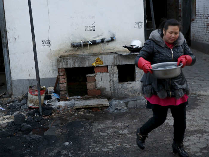 Climate change has pushed the northern regions of China into a severe drought. It is tough to get water inside many homes, so some people have to collect their water from public taps.