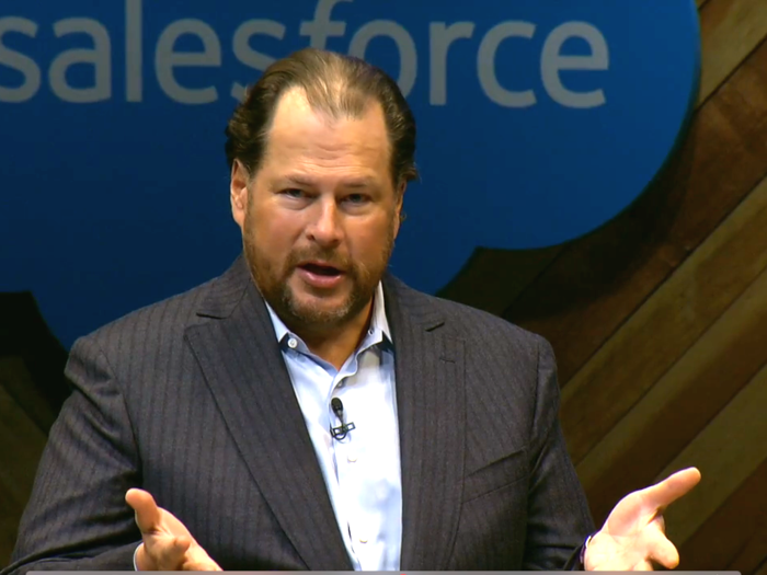 After 13 years with Oracle, Benioff started itching for something new. With a few other Oracle veterans, he started working on a new company called Salesforce.