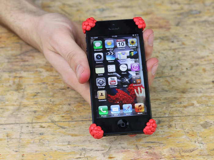 Sugru can also be used to put fun "bumpers" on your iPhone if you don