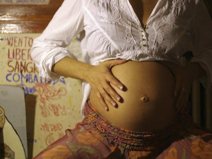 Sometimes, an expanding belly can turn a pregnant woman