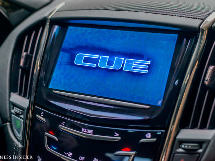 And then we have the CUE infotainment system. It didn