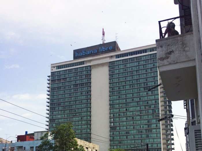 From the balcony, we caught a view of the infamous Habana Libre hotel, where Fidel Castro ran the country during the Cuban Revolution in 1959.