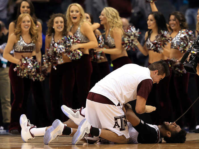 Texas A&M eventually won 92-88, controlling most of the second overtime.