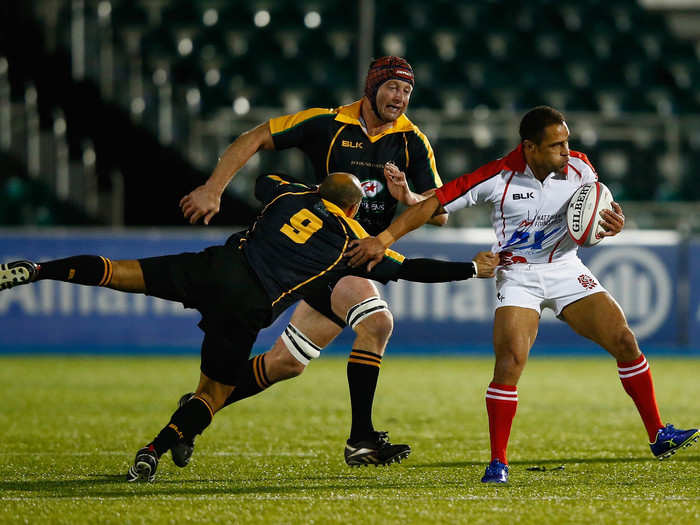 Jason Robinson, fullback for the England Rugby team, would only apply athletic tape at certain times. He waited until a specific time before a game to apply the tape to certain places.