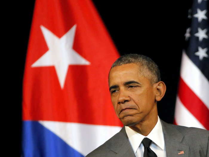 President Obama condemned the attacks in a speech during his historic visit to Cuba.