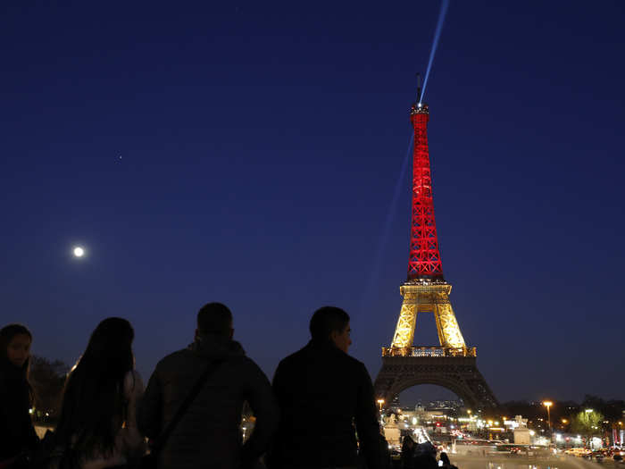 The world expressed solidarity with Brussels.