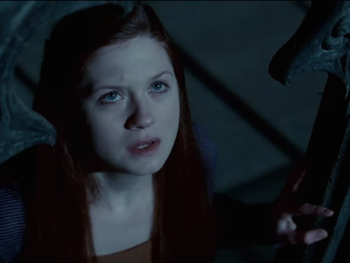 Ginny as a character loses her intellect and gregariousness in the movies.