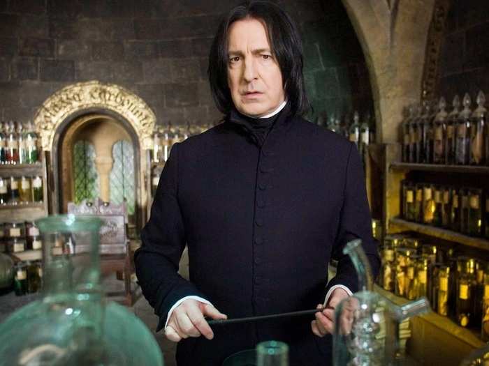 The book version of Snape is very angry, while the movie version of his character comes off more cold and distant.