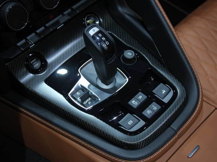 An 8-speed automatic transmission is the only option, but the shifts are still incredibly fast.