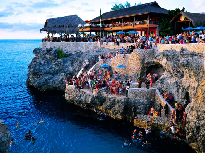 In Negril, you can have a drink at Rick