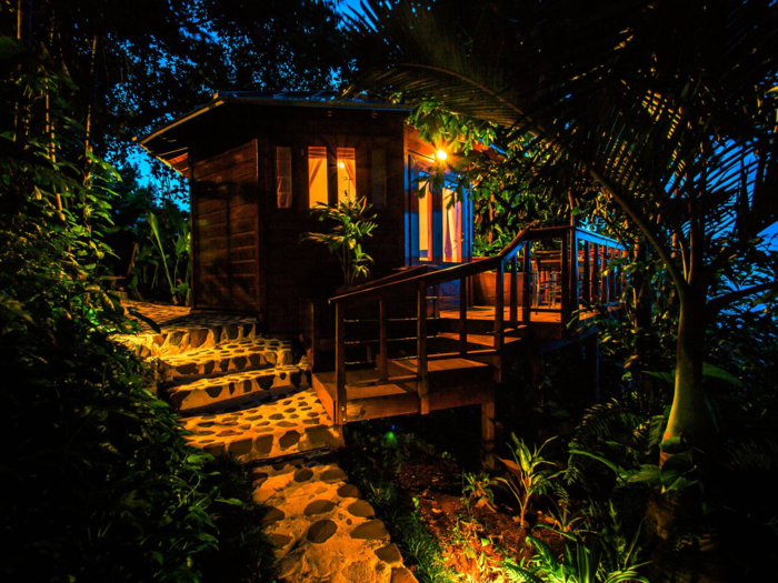 For a more remote experience, you can stay at the Geejam Hotel, which is set in a lush tropical forest setting in Port Antonio. The hotel includes cottages and bungalows where guests can retreat, as well as swanky features like a recording studio and a free cell phone for use during your stay.