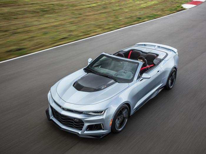 The new, 2017 Chevrolet Camaro ZL1 convertible is a beast.