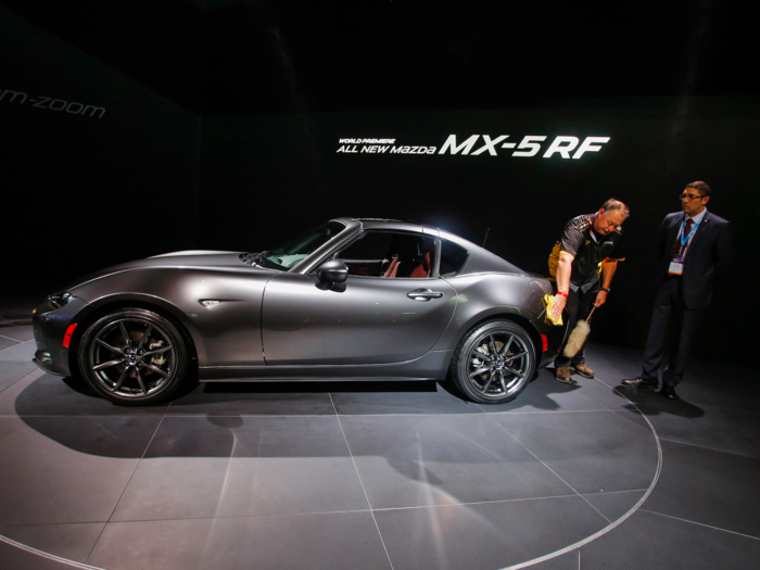 Mazda followed with the unexpected fastback hardtop MX-5 RF.